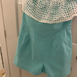 Lauren James strapless romper